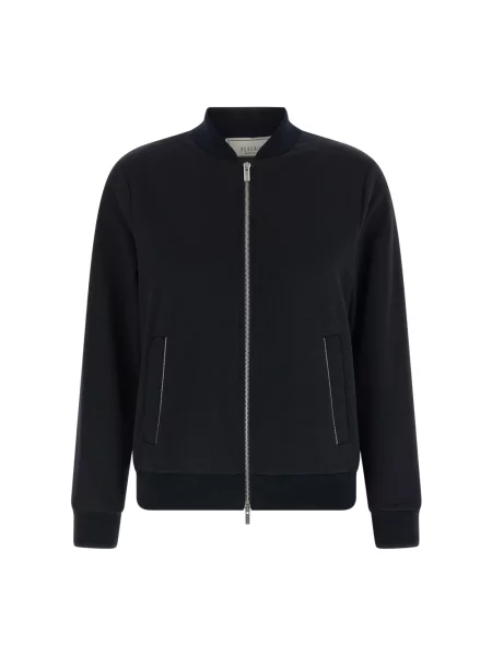 Kurtka Peserico z dżerseju niebieska