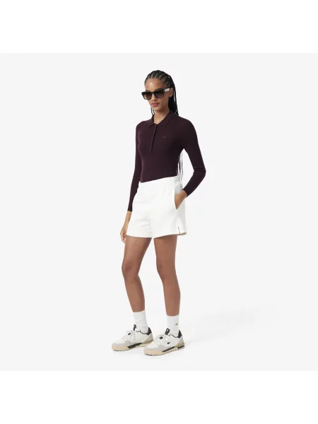 Lacoste Sneakersy Slam Break Ecru biały