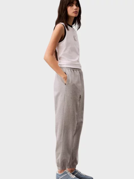 Махровые брюки Calvin Klein Jeans серые