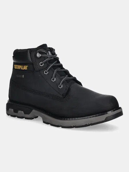 Botine Caterpillar din nubuc negru