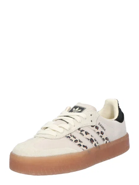 Sneakerși Adidas Originals de lână alb