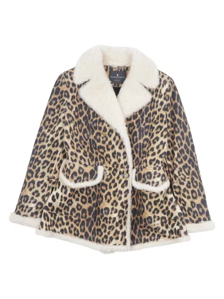 Kurtka z futerkiem Ermanno Scervino brązowa