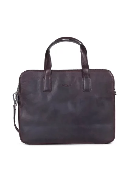 Torebka skórzana Howard London skórzana brązowa