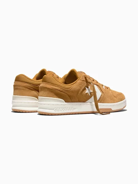 Converse sneakers din piele întoarsă galben