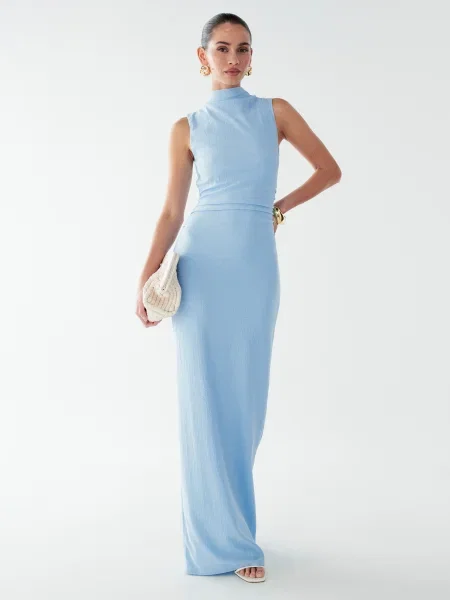 BWLDR Rochie Lana deschis albastru