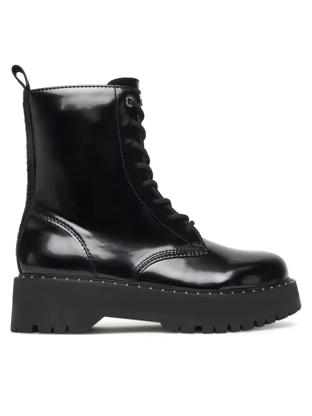 Ghete DKNY Batu Studs-Lace Up negru