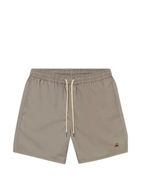 Slip de baie Brooks Brothers cu broderie cu cordon