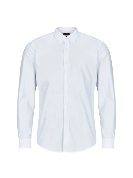 Srajca Boss z dolgimi rokavi bela