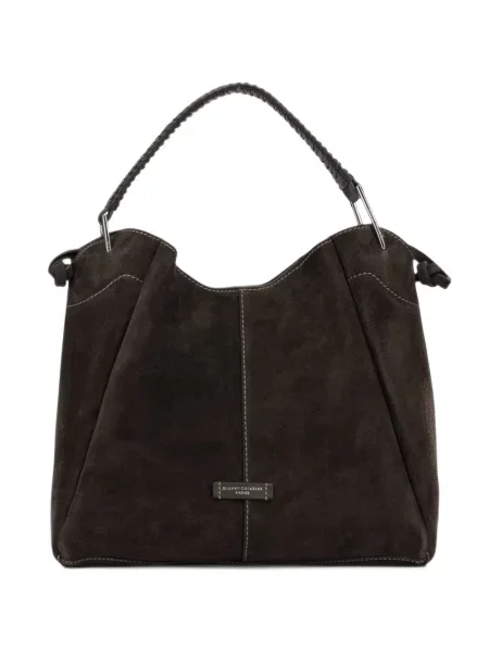 Geantă shopper Gianni Chiarini din piele de căprioară maro