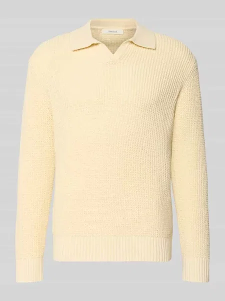 Sweter dzianinowy z czystej bawełny o kroju relaxed fit model DERECK' Selected Homme