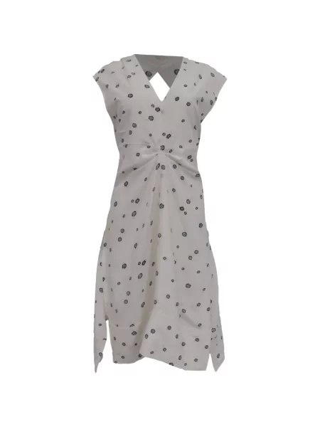 Sukienka mini Proenza Schouler z nadrukiem garniturowa biała