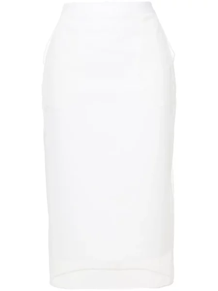 Fustă tip creion Givenchy alb