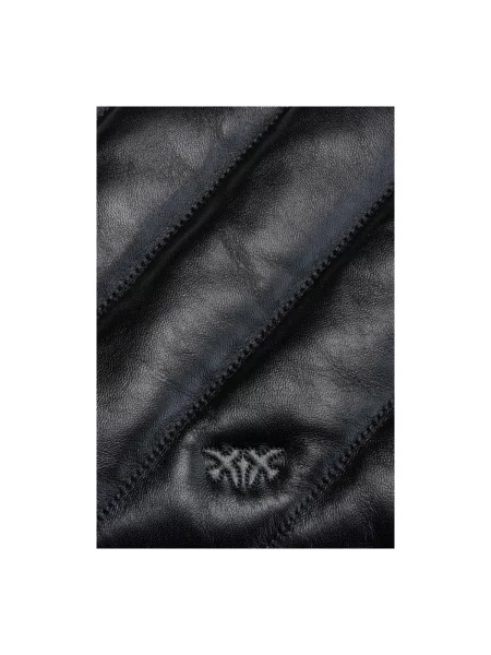 Pinko crossbody kabelka dámska kožená čierna