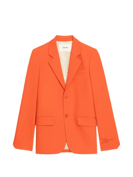 Sacou Zadig&voltaire cu broderie portocaliu