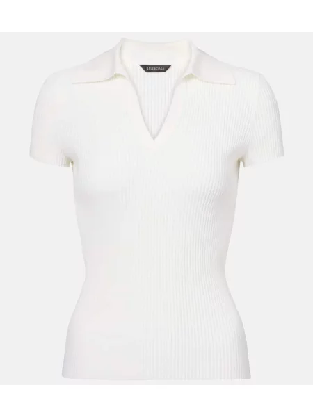 Pulover Balenciaga de lână alb