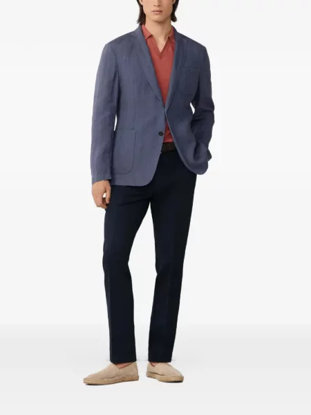 Sacou Hackett London cu rever albastru