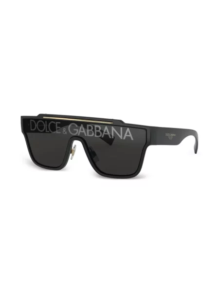 Raštuotos saulės akiniai Dolce & Gabbana Eyewear juoda