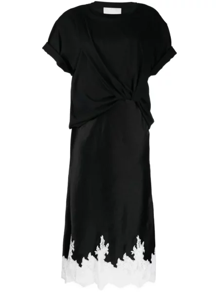 Tricou 3.1 Phillip Lim drapate negru