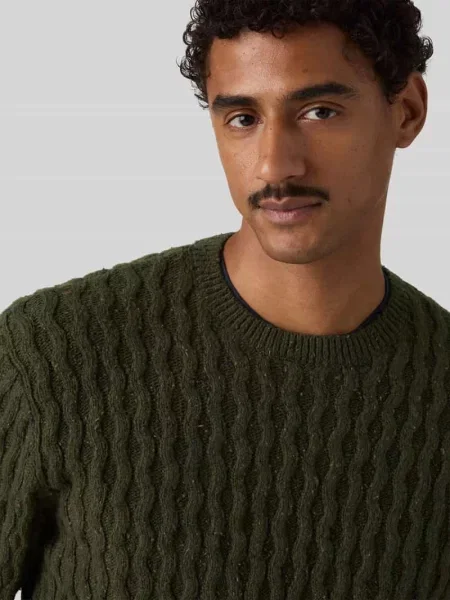 Sweter o kroju relaxed fit z mieszanki bawełny z dodatkiem wełny Levi's