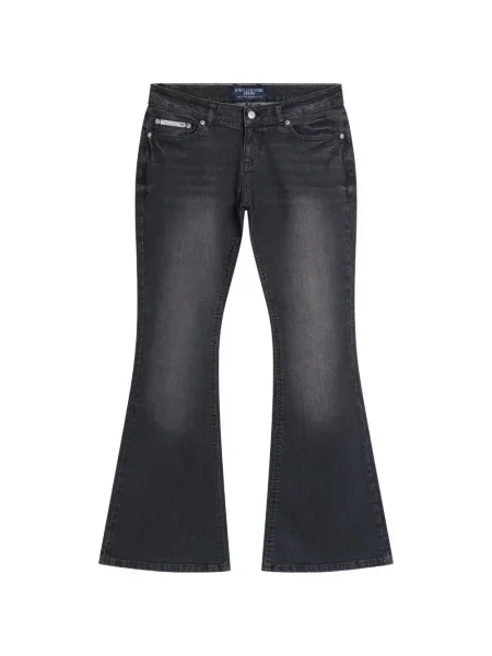 Stras blugi evazați Juicy Couture evazate negru