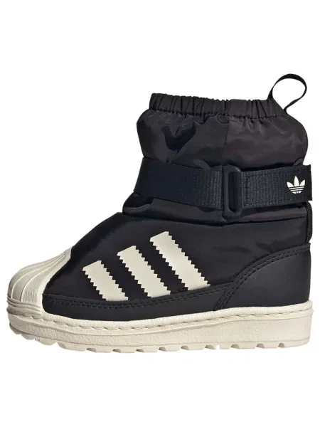 ADIDAS ORIGINALS Škornji za v sneg Superstar črna bela