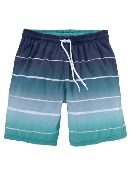 BENCH Kratke kopalne hlače mornarska / turkizna / golobje modra bela