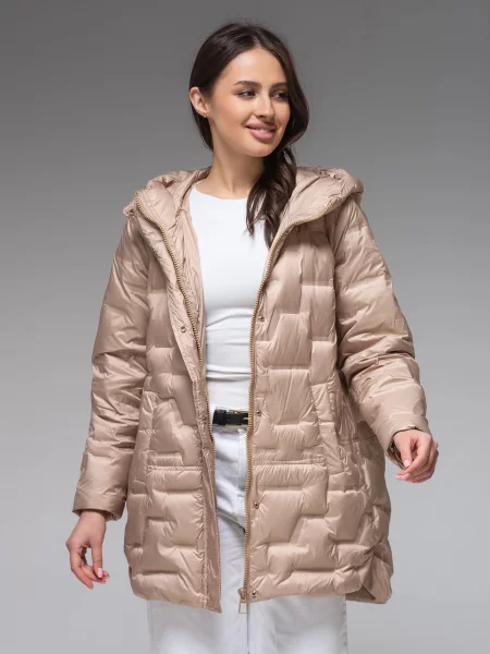Демісезонна куртка VIVA WEAR бежевий