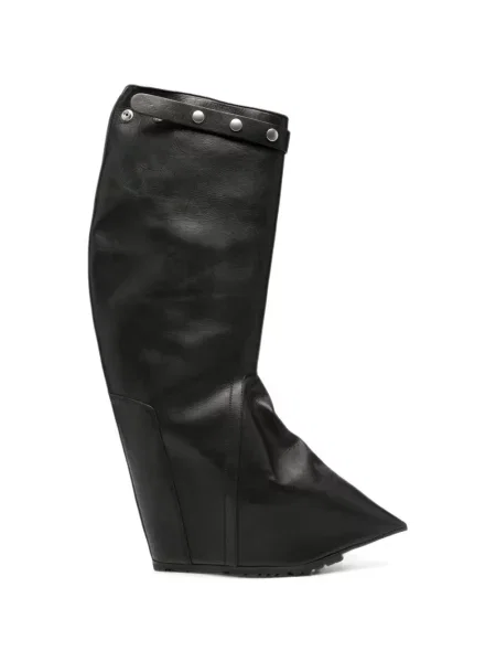 Botine Rick Owens din piele negru