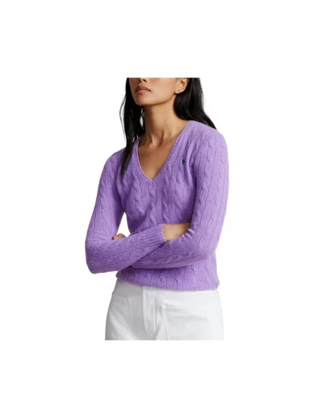 Sweter Ralph Lauren fioletowy