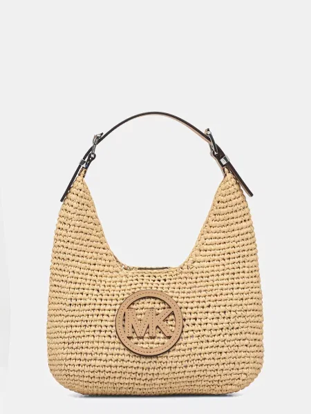 Geanta hobo Michael Michael Kors bej