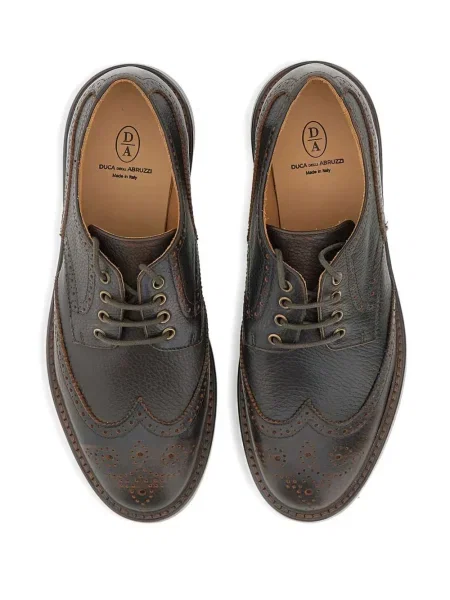 Pantofi derby Duca Heritage din piele maro