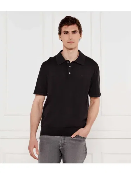 Calvin Klein Tricou polo negru