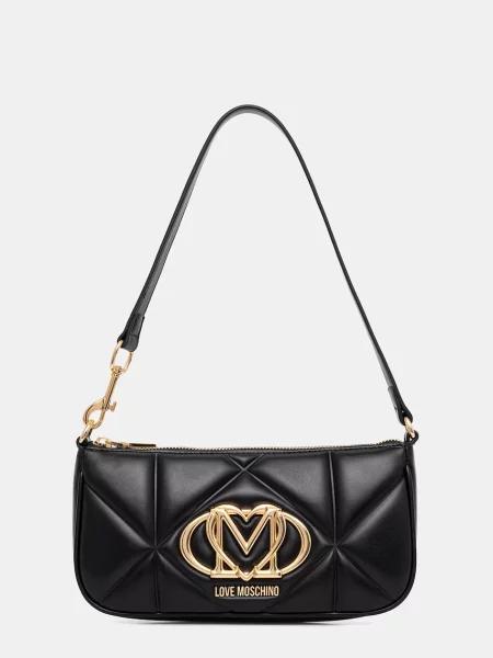 Love Moschino Geantă de umăr auriu negru