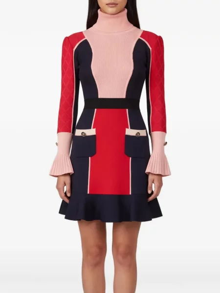 Megzta mini suknelė Elisabetta Franchi juoda