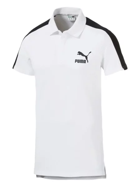 Tricou polo Puma alb