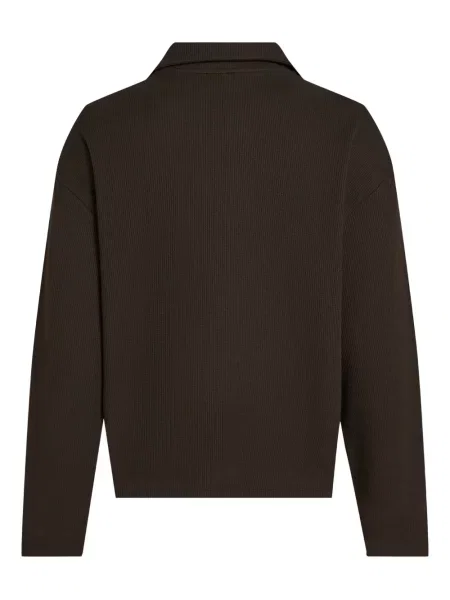 Polo Karl Lagerfeld cu broderie maro