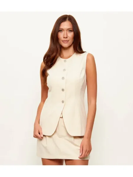 GUESS Vestă CAMILLE bej