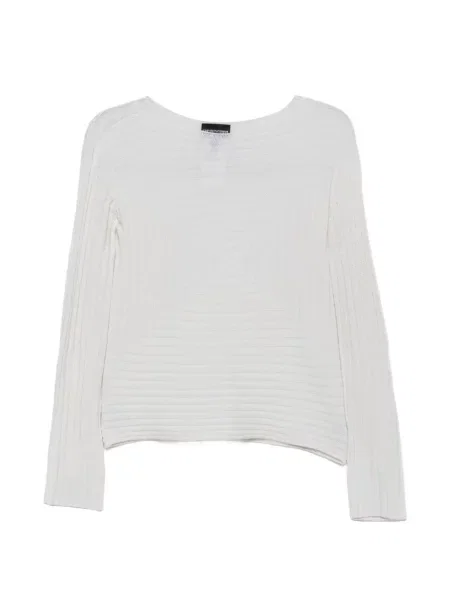 Pulover Emporio Armani cu imprimeu geometric albastru