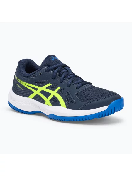 Кросівки дитячі ASICS Upcourt 6 GS midnight/safety yellow жовті
