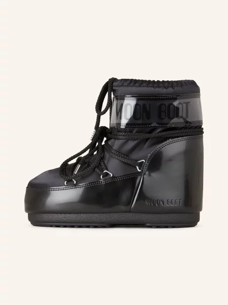 Śniegowce Moon Boot Icon Low Glance black czarne