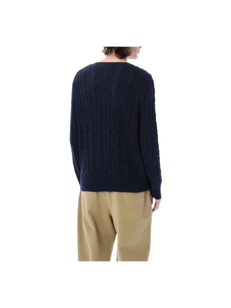 Sweter Polo Ralph Lauren z długim rękawem niebieski