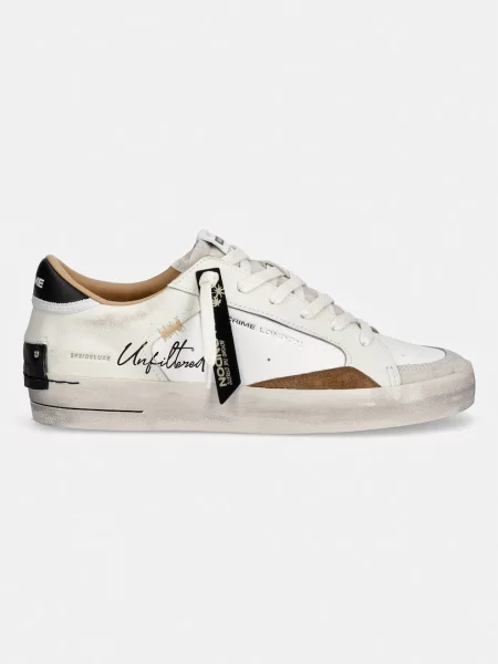Crime London DELUXE sneakers pánske biela