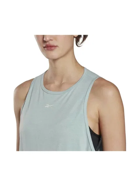 Yoga top Reebok cu bretele albastru