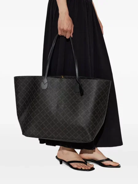 Geantă shopper By Malene Birger cu imagine negru