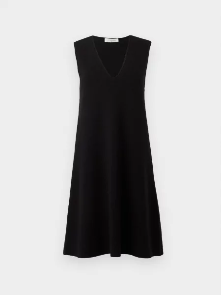 MSCH COPENHAGEN Rochie tricotat Agatha East' negru