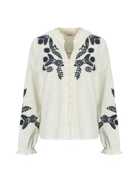 Top Only cu broderie bej