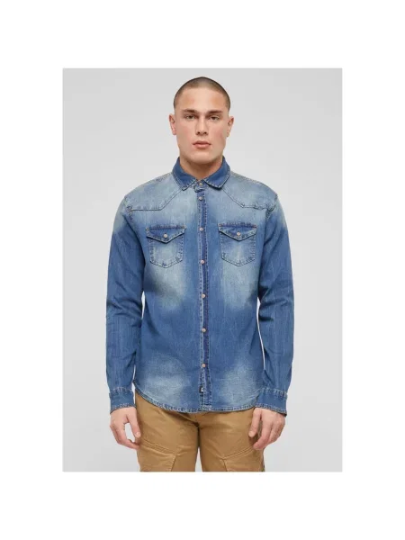 Kavbojska srajca Brandit modra