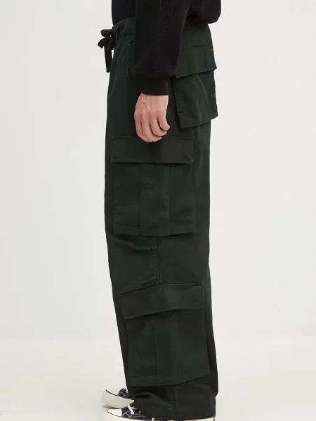 Vans spodnie Premium Classics LX Baggy Cargo Pant proste zielony
