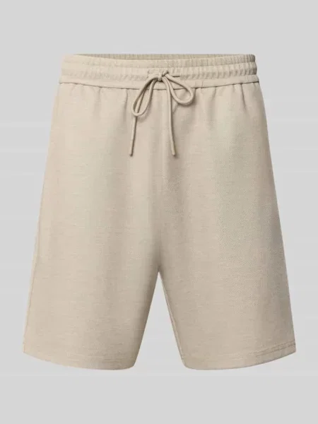 Szorty o kroju straight fit z dodatkiem Review