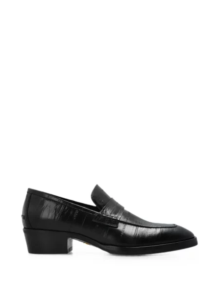 Pantofi loafer Jimmy Choo din piele negru
